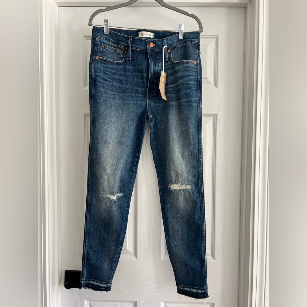 Madewell 9” High Rise Skinny - NWT!